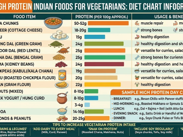 15 High-Protein Indian Foods for Vegetarians (Best 2026 Diet Guide)