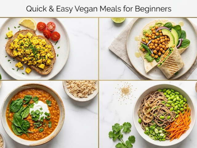 10 Quick and Easy Vegan Meals for Beginners (Best 2026 Plan)